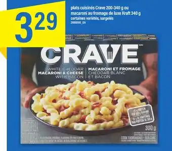Maxi Plats cuisinés crave 200-340 g ou macaroni au fromage de luxe kraft 340 g offer