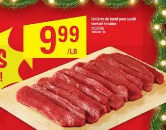 Maxi Lanières de bœuf pour sauté offer