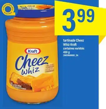 Maxi Tartinade cheez whiz kraft offer