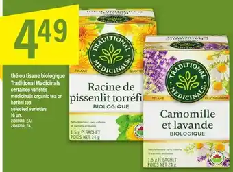 Maxi Thé ou tisane biologique traditional medicinals offer