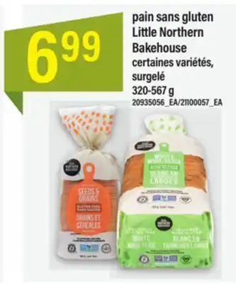 Maxi Pain sans gluten little northern bakehouse offer