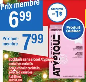 Maxi Cocktails sans alcool atypique, 4x355 ml offer