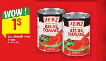 Maxi Jus de tomate heinz, 540 ml offer
