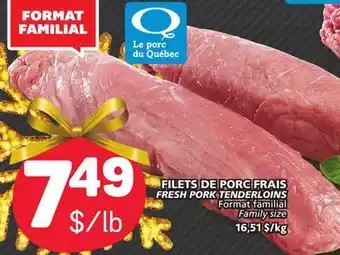 Marché Bonichoix Fresh pork tenderloins offer