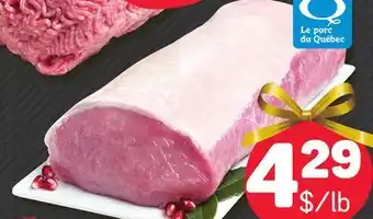 Marché Bonichoix Fresh pork loin half offer