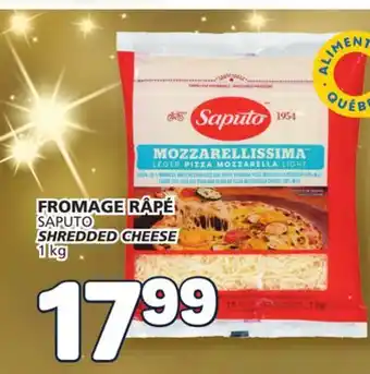 Marché Bonichoix Saputo shredded cheese offer