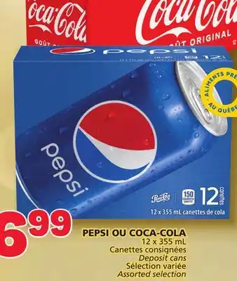Marché Bonichoix Pepsi or coca-cola offer