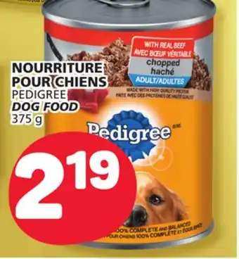 Marché Bonichoix Pedigree dog food offer