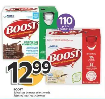 Brunet Boost substituts de repas sélectionnés offer