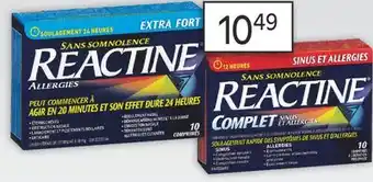 Brunet Reactine cétirizine pour aider au soulagement des allergies offer