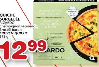Marches Tradition Ricardo frozen quiche offer