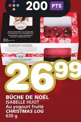 Marches Tradition Isabelle huot christmas log offer