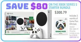 The xbox series s starter bundle