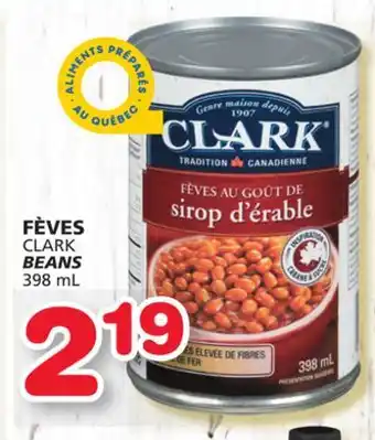 Marches Tradition Clark beans offer
