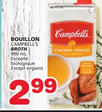 Marches Tradition Campbell's broth offer