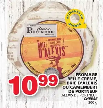 Marches Tradition Alexis de portneuf cheese offer