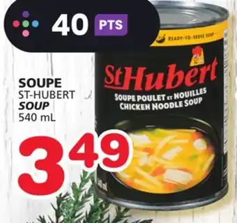 Marches Tradition St-hubert soup offer