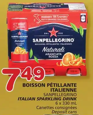 Marches Tradition Sanpellegrino italian sparkling drink offer