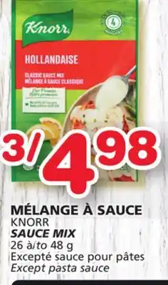 Marches Tradition Knorr sauce mix offer