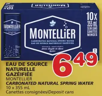Marches Tradition Montellier carbonated natural spring water offer