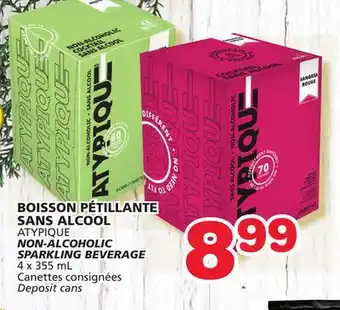 Marches Tradition Atypique non-alcoholic sparkling beverage offer