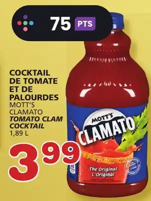 Marches Tradition Mott's clamato tomato clam cocktail offer
