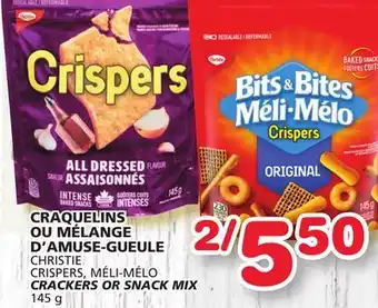 Marches Tradition Christie crackers or snack mix offer
