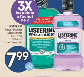 Brunet Listerine rince-bouches sélectionnés offer