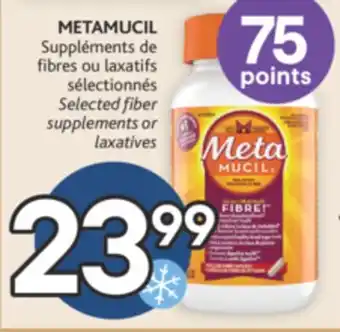 Brunet Metamucil suppléments de fibres ou laxatifs sélectionnés offer