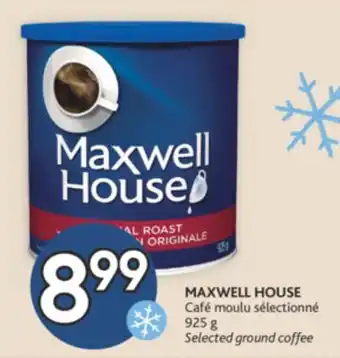 Brunet Maxwell house café moulu sélectionné offer