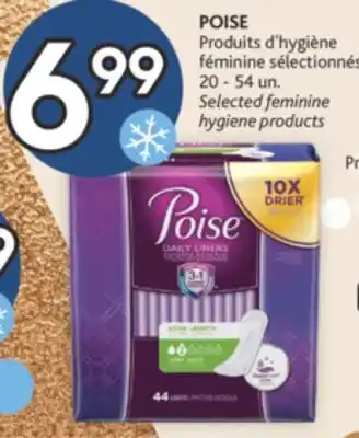 Brunet Poise produits d'hygiène féminine sélectionnés offer