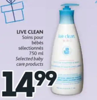 Brunet Live clean soins pour bébés sélectionnés offer