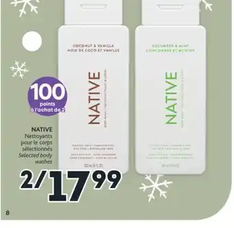 Brunet Native nettoyants pour le corps sélectionnés offer