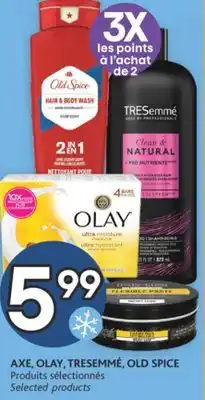 Brunet Axe, olay, tresemmé, old spice produits sélectionnés offer