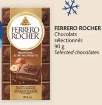 Brunet Ferrero rocher chocolats sélectionnés offer