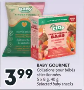 Brunet Baby gourmet collations pour bébés sélectionnées offer