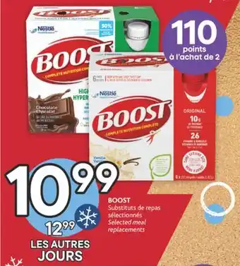 Brunet Boost substituts de repas sélectionnés offer