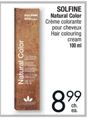 Jean Coutu Solfine natural color hair colouring cream offer