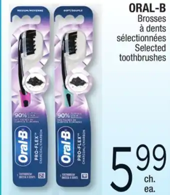 Jean Coutu Oral-b selected toothbrushes offer