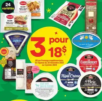 Super C Irresistibles, saputo, castello 24 variétés offer