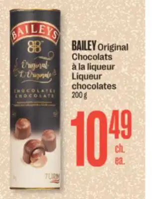 Jean Coutu Bailey original chocolates offer
