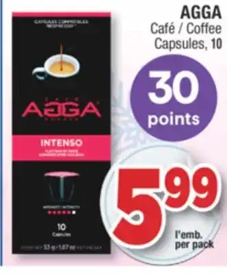 Jean Coutu Agga coffee offer