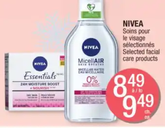 Jean Coutu Nivea selected facial care products offer