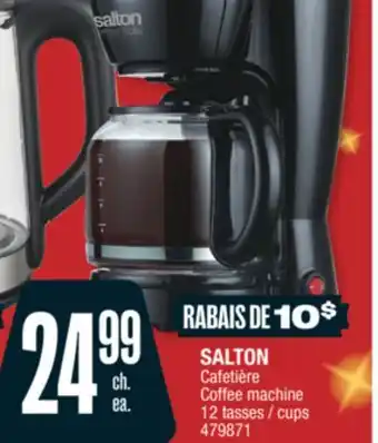 Jean Coutu Salton coffee machine offer