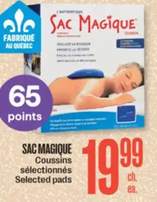 Jean Coutu Sac magique selected pads offer