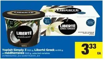 Real Canadian Superstore Yoplait Simply 3 offer