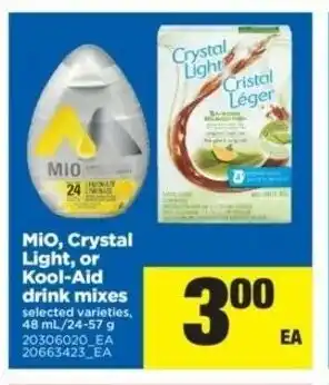 Real Canadian Superstore MiO, Crystal Light offer