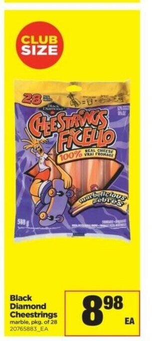 Real Canadian Superstore Black Diamond Cheestrings offer