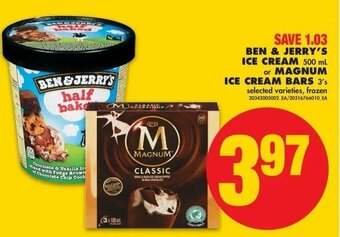 No Frills Ben & Jerry's Ice Cream offer