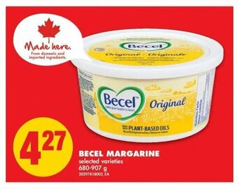 No Frills Becel Margarine offer